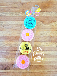 4 Mini Biscuits pour Enseignants - 4 Mini Cookies for Teachers