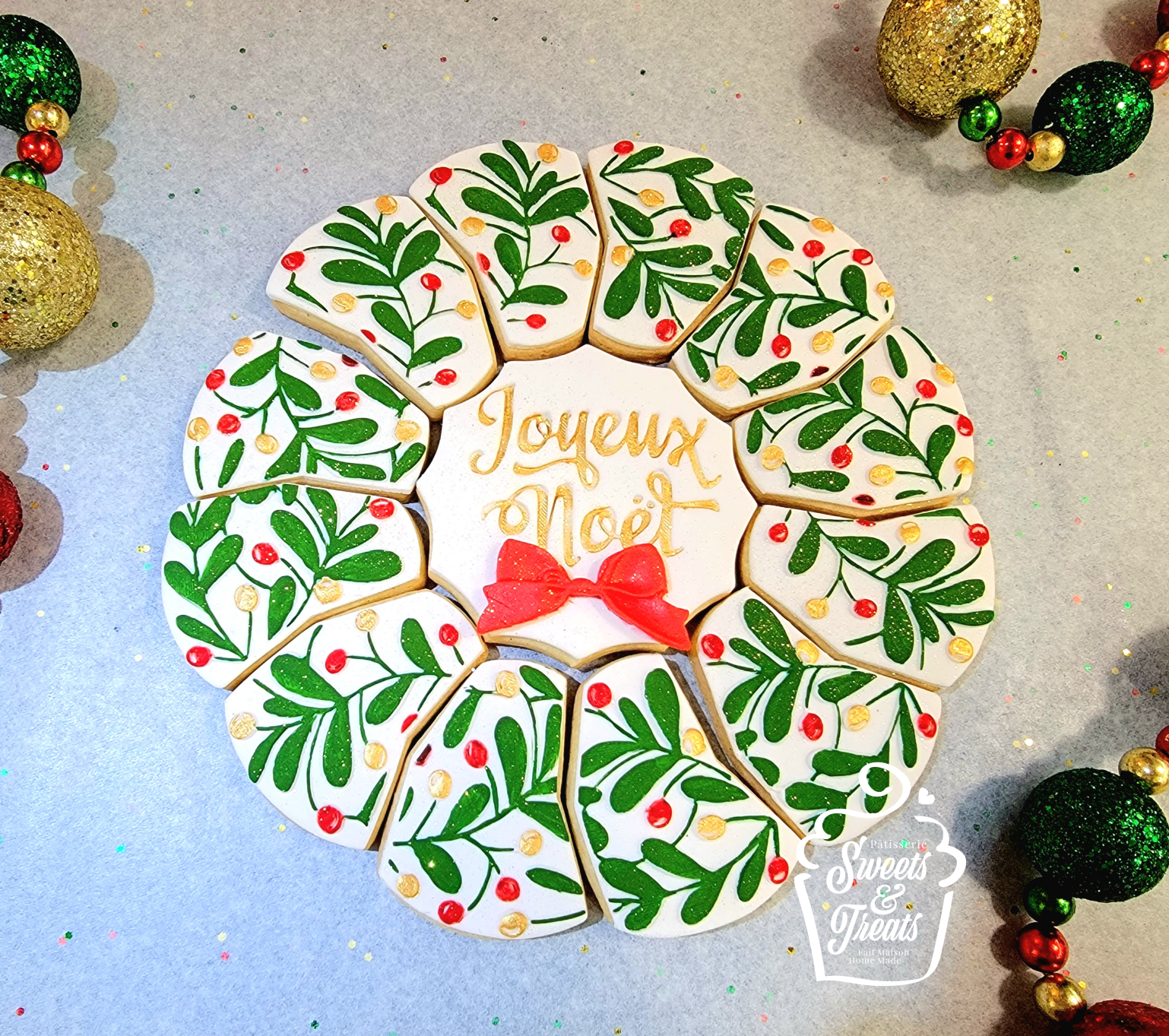 Plateau de Biscuits pour Noël - Christmas Cookie Platter